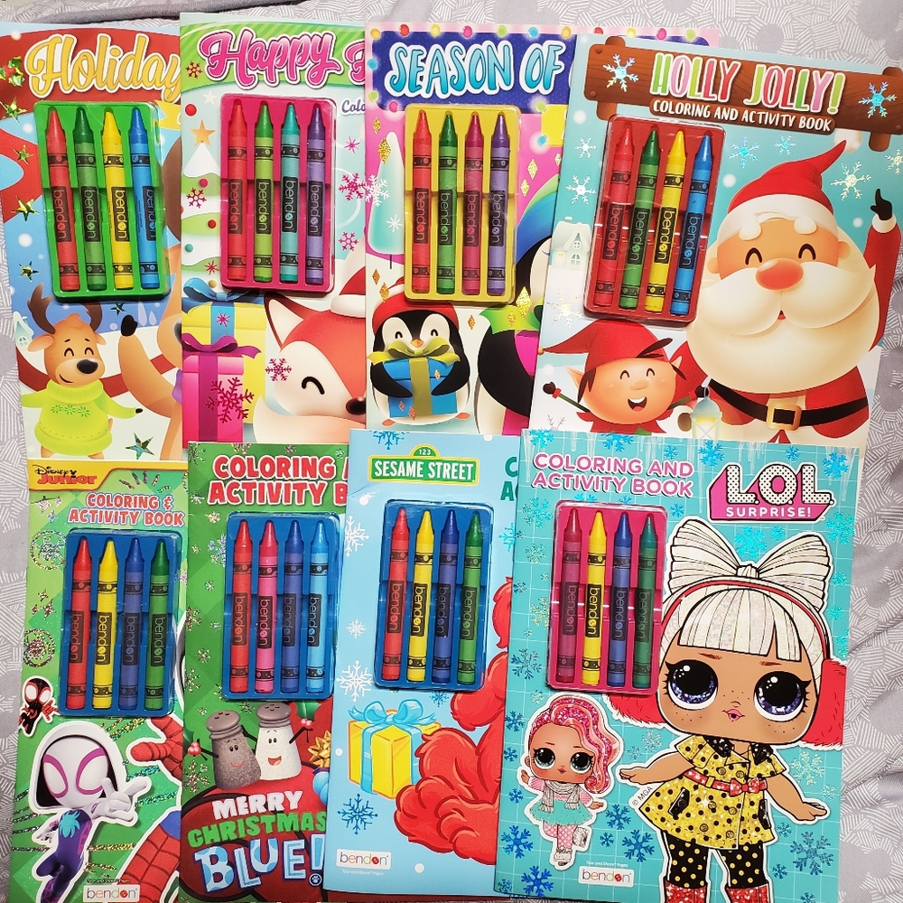 Holiday Coloring and Activity Kits